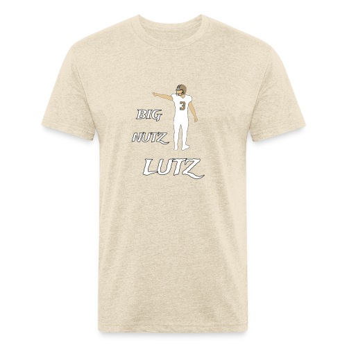 Big Nutz Lutz - Men’s Fitted Poly/Cotton T-Shirt