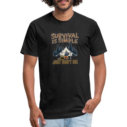 Survival is Simple Just Don't Die 2022 - Unisex Poly/Cotton T-Shirt