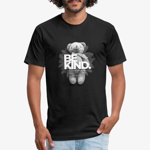 Be Kind - Men’s Fitted Poly/Cotton T-Shirt