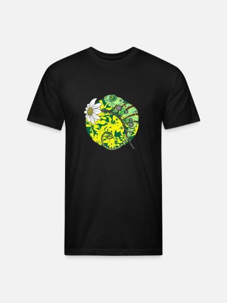 chameleon - Unisex Poly/Cotton T-Shirt - black