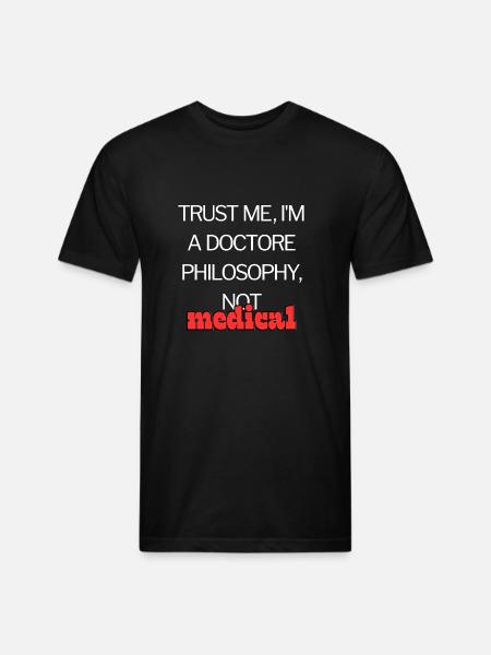 Funny Medical quotes Classic - Unisex Poly/Cotton T-Shirt - black