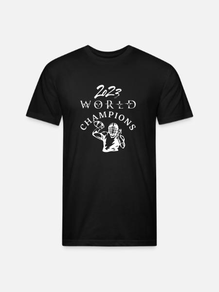 2023 world champions - Unisex Poly/Cotton T-Shirt - black