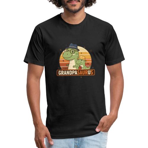 GrandpaSaurus Sunset Duo - Unisex Poly/Cotton T-Shirt