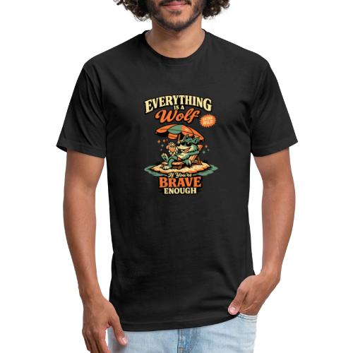 Everything Is A Wolf – Retro Chill - Unisex Poly/Cotton T-Shirt