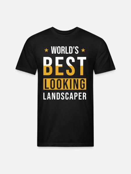 Horticulture Landscaping - Unisex Poly/Cotton T-Shirt - black