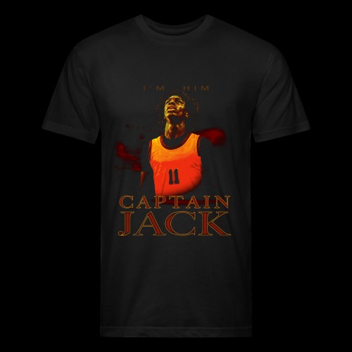Captain Jack - Fitted Cotton/Poly T-Shirt by Next Level