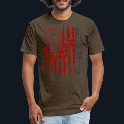 You are Secured To Fly Above The Ground - Unisex Poly/Cotton T-Shirt