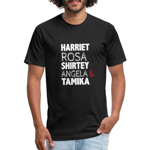 Harriet Rosa Shirley Angela Tamika funny T-Shirt - Men’s Fitted Poly/Cotton T-Shirt