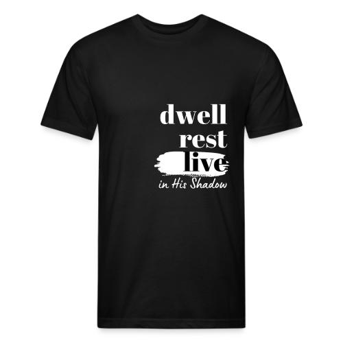 In His Shadow Tee (White) - Unisex Poly/Cotton T-Shirt