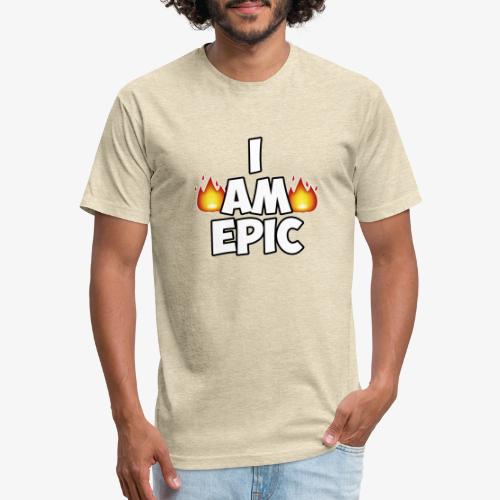 I AM EPIC - Men’s Fitted Poly/Cotton T-Shirt
