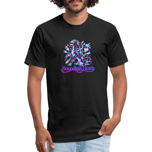 Boundless Heart Neon Galaxy Dog Shirt - Unisex Poly/Cotton T-Shirt