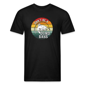 Funny fishing quotes - Unisex Poly/Cotton T-Shirt - black - Front - Jose (178cm)