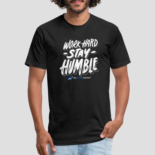Work Hard - Stay Humble Print - Unisex Poly/Cotton T-Shirt