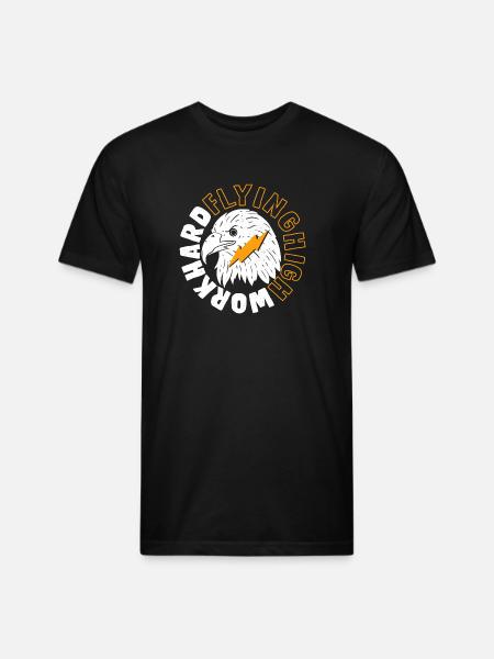 Flying High - Unisex Poly/Cotton T-Shirt - black