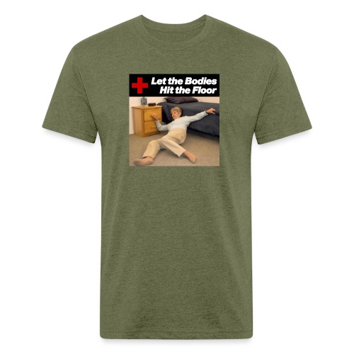 let the bodies hit the floor 2 - Men’s Fitted Poly/Cotton T-Shirt