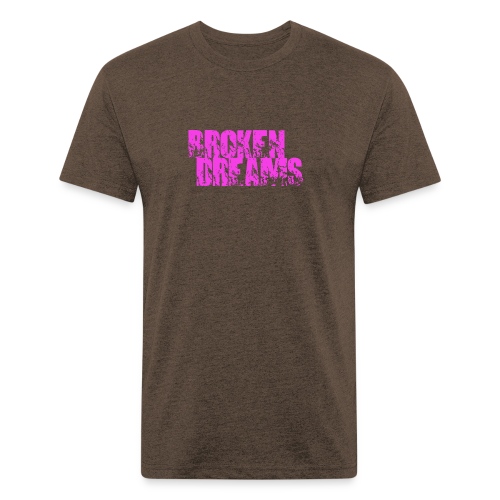 BROKEN DREAMS - Men’s Fitted Poly/Cotton T-Shirt