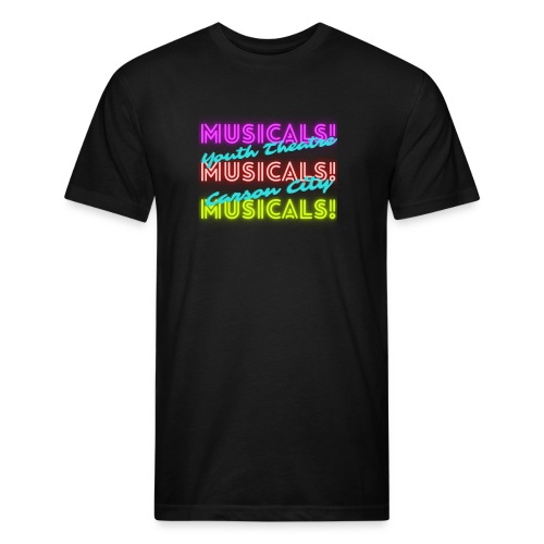 Musicals Musicals Musicals - YTCC - Men’s Fitted Poly/Cotton T-Shirt