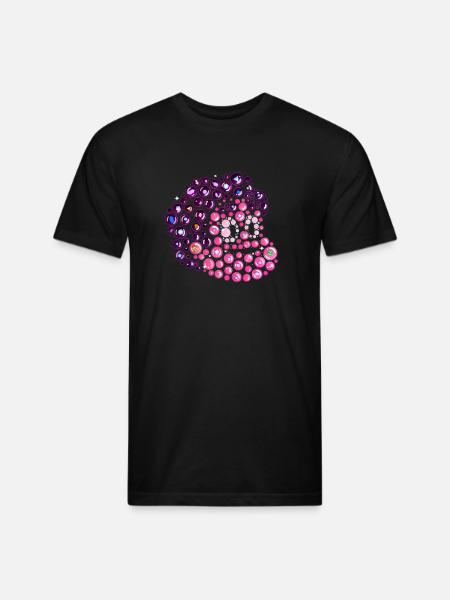 Bubbly Personality - Unisex Poly/Cotton T-Shirt - black