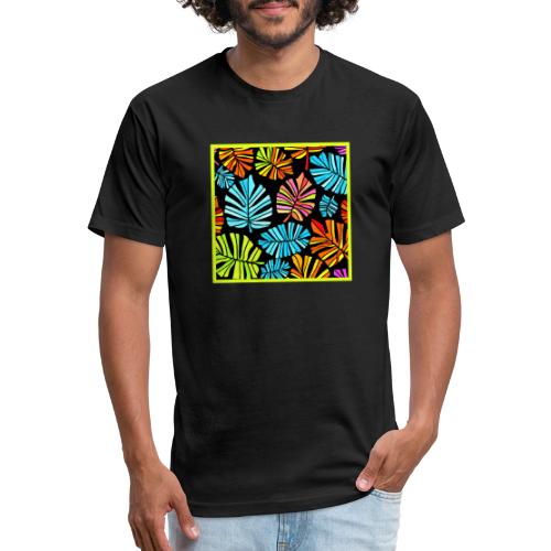 Vibrant Foliage Radiance Neon Elegance - Unisex Poly/Cotton T-Shirt