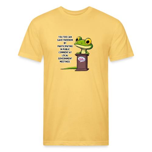 Public Comment Lizard Design - Unisex Poly/Cotton T-Shirt