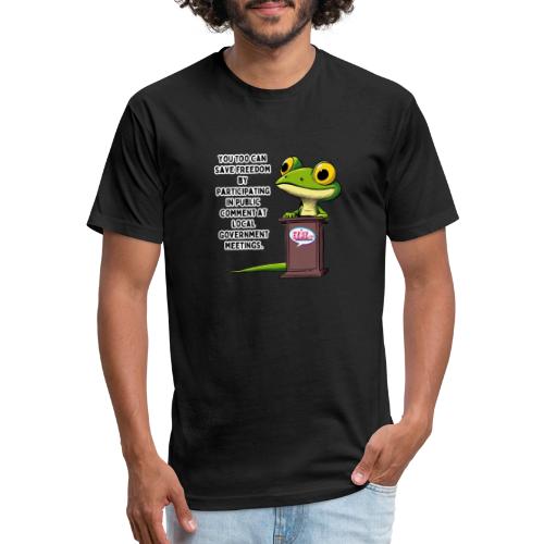 Public Comment Lizard Design - Unisex Poly/Cotton T-Shirt