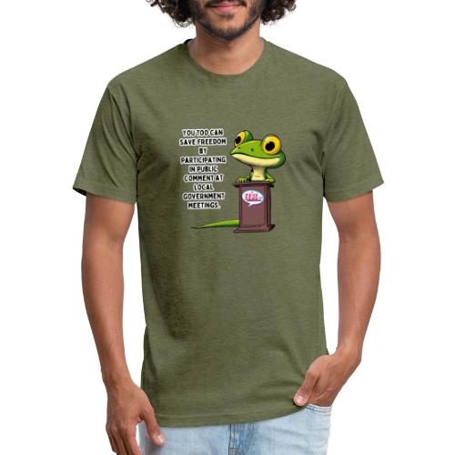 Public Comment Lizard Design - Unisex Poly/Cotton T-Shirt