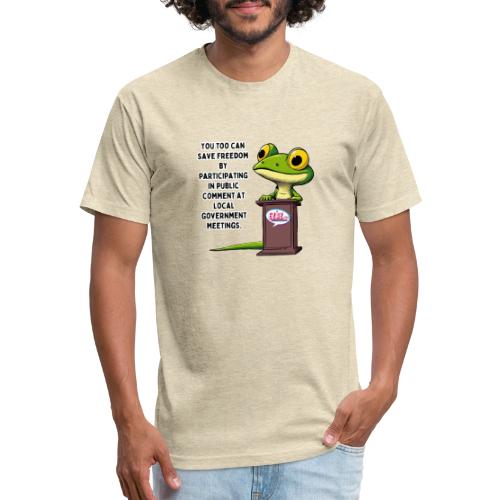Public Comment Lizard Design - Unisex Poly/Cotton T-Shirt