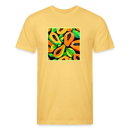 Tropical Papaya Paradise - Unisex Poly/Cotton T-Shirt