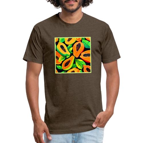 Tropical Papaya Paradise - Unisex Poly/Cotton T-Shirt