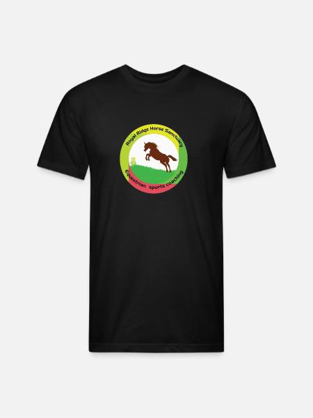 Equestrian facility - Unisex Poly/Cotton T-Shirt - black