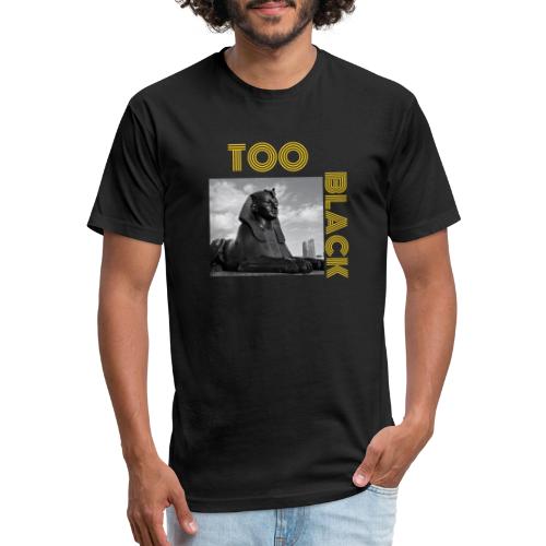 TooBlack sphinx - Men’s Fitted Poly/Cotton T-Shirt
