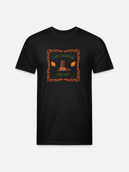 Thankfulness - Unisex Poly/Cotton T-Shirt - black