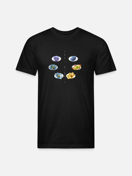 PURE BEAUTY - Unisex Poly/Cotton T-Shirt - black