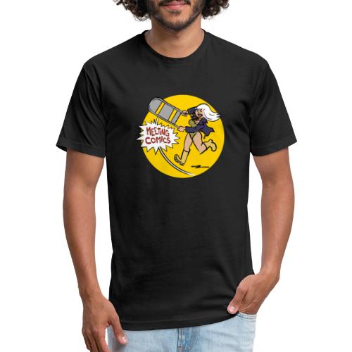 MEETING COMICS: ELLIE WRESTLING SHIRT - Fitted Cotton/Poly T-Shirt by Next Level