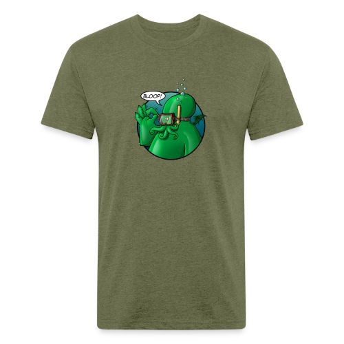 The Bloop - Men’s Fitted Poly/Cotton T-Shirt