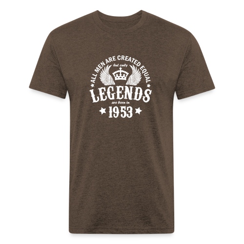 Legends are Born in 1953 - Men’s Fitted Poly/Cotton T-Shirt