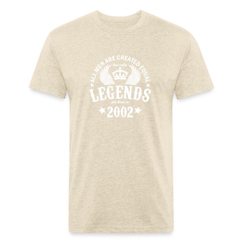 Legends are Born in 2002 - Men’s Fitted Poly/Cotton T-Shirt