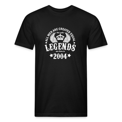 Legends are Born in 2004 - Men’s Fitted Poly/Cotton T-Shirt