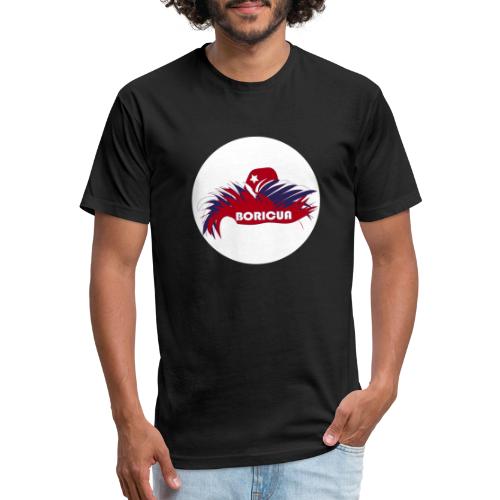 Pava Boricua - Fitted Cotton/Poly T-Shirt by Next Level