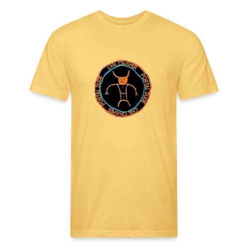 Portal Dude - Men’s Fitted Poly/Cotton T-Shirt