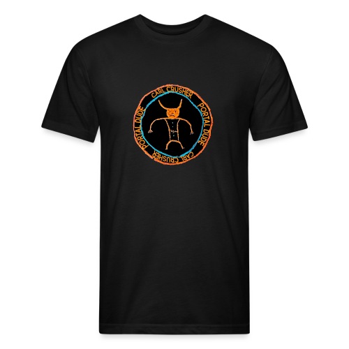 Portal Dude - Fitted Cotton/Poly T-Shirt by Next Level