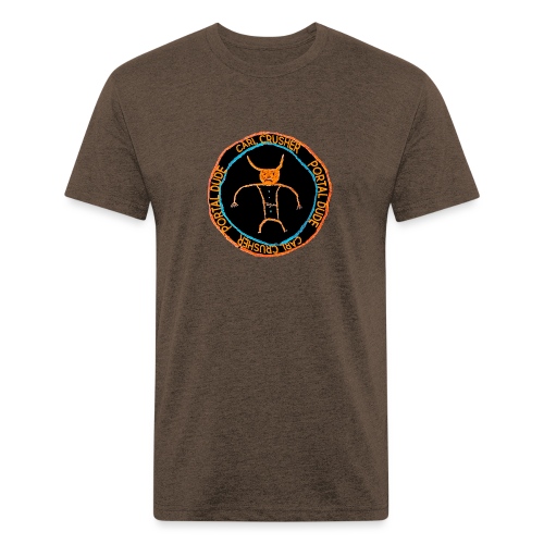 Portal Dude - Fitted Cotton/Poly T-Shirt by Next Level