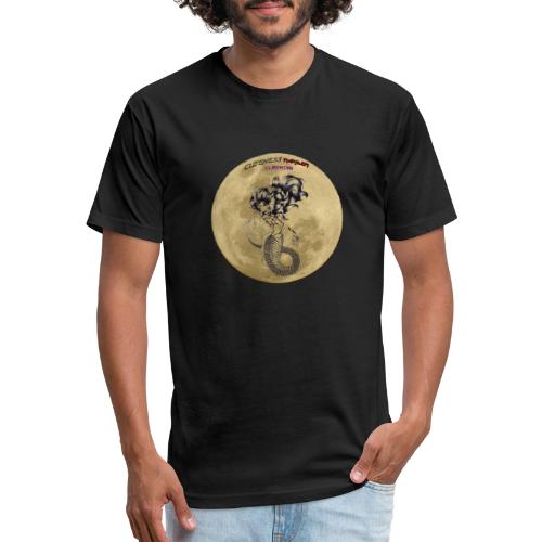 Mermaid On The Moon - Men’s Fitted Poly/Cotton T-Shirt