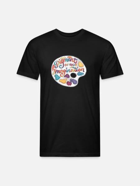 Pigment Of Your Imagination - Unisex Poly/Cotton T-Shirt - black