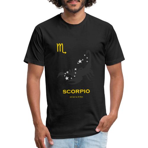 Scorpio zodiac astrology horoscope - Fitted Cotton/Poly T-Shirt by Next Level