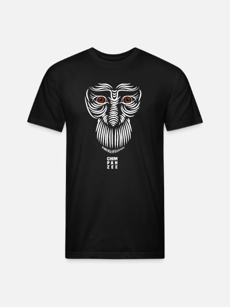 Sad Face - Unisex Poly/Cotton T-Shirt - black