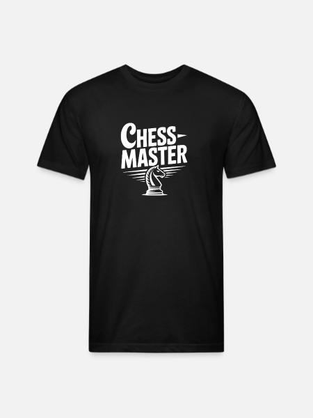Chess Master Knight - Unisex Poly/Cotton T-Shirt - black