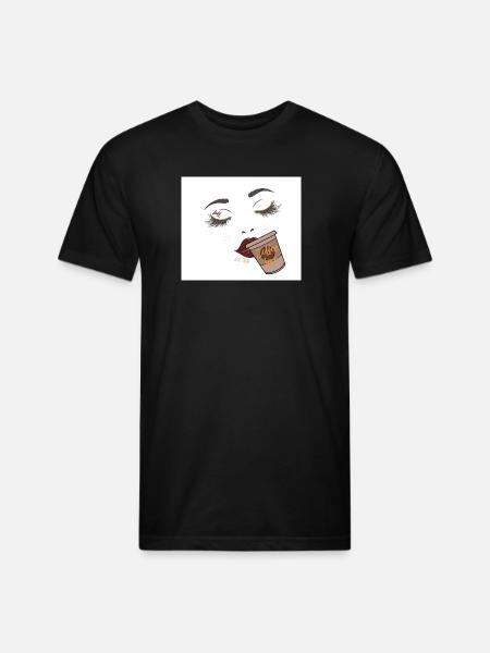 page 2 - Unisex Poly/Cotton T-Shirt - black