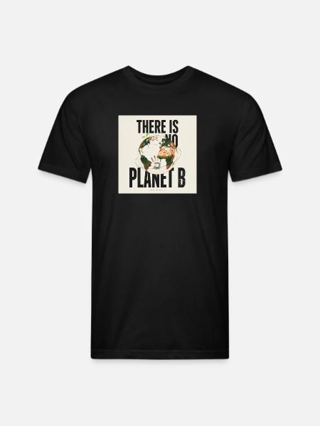 There Is No Planet B - Unisex Poly/Cotton T-Shirt - black