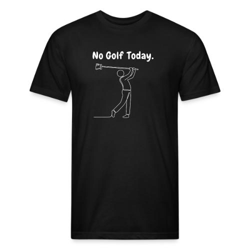 No Golf Today Broom Swing Funny Quote - Unisex Poly/Cotton T-Shirt